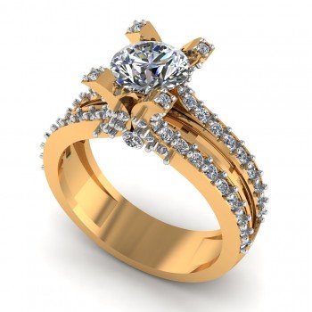 Gents Solitaire Engagement Ring