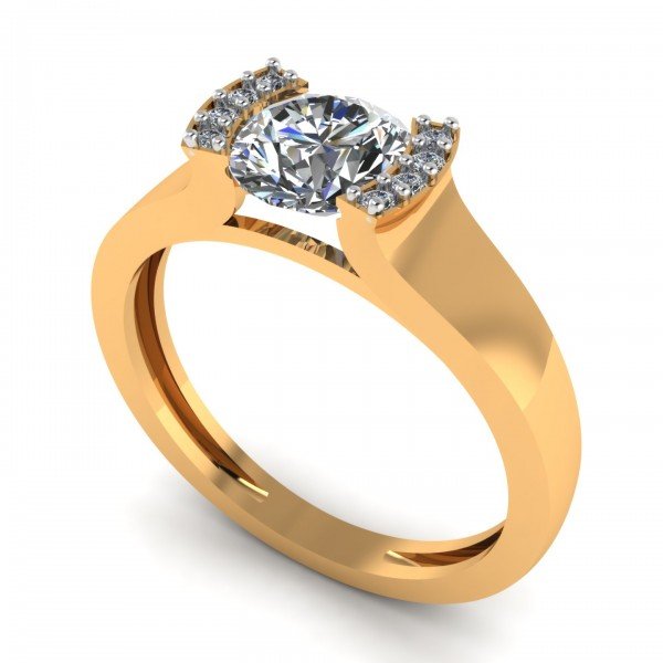 14K Gold Solitaire Ring 14K Gold Solitaire Ring