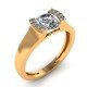 14K Gold Solitaire Ring