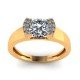 14K Gold Solitaire Ring