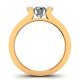 14K Gold Solitaire Ring