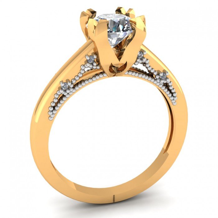 14K Gold Solitaire Rings 14K Gold Solitaire Rings