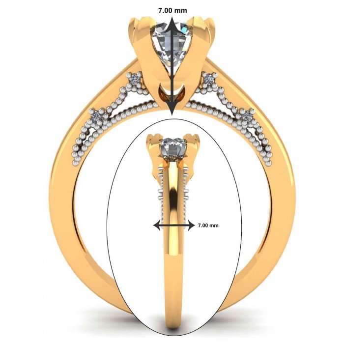 14K Gold Solitaire Rings 14K Gold Solitaire Rings