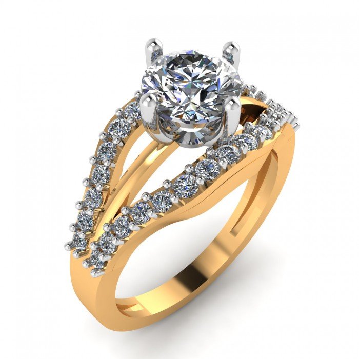 Solitaire CZ Diamond Men Ring