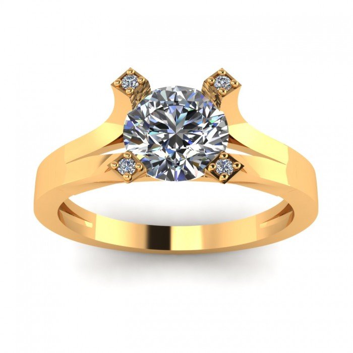 Solitaire Ring For Ladies