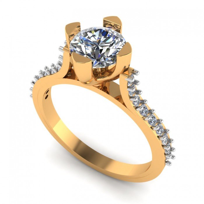 Lustre Solitaire Ring