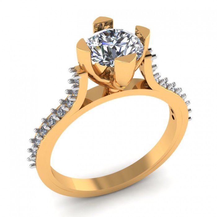 Lustre Solitaire Ring