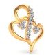 Double Heart Stylist Pendant