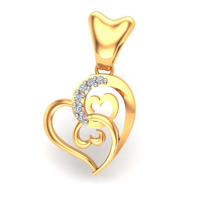 Heart Pendant Gold