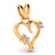 Women Heart Gold Pendant