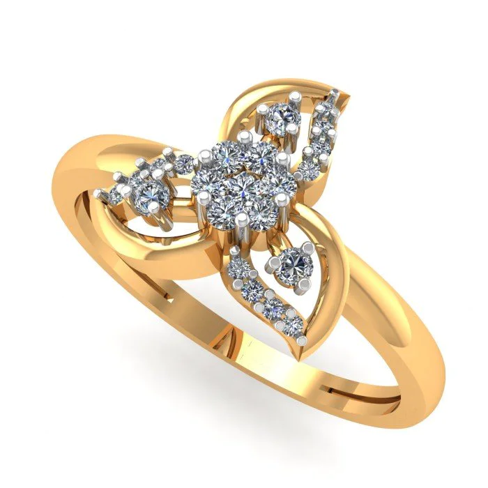 Stylish Fusion Ring For Women - EFIF Diamonds – EF-IF Diamond Jewellery