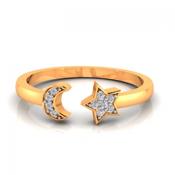 Latest Gold American Diamond Ring