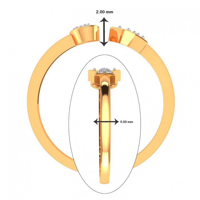 Latest Gold American Diamond Ring Latest Gold American Diamond Ring