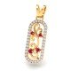 Artificial Diamond Ruby Pendant