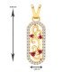 Artificial Diamond Ruby Pendant