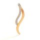 Stylish Girl Gold Pendant