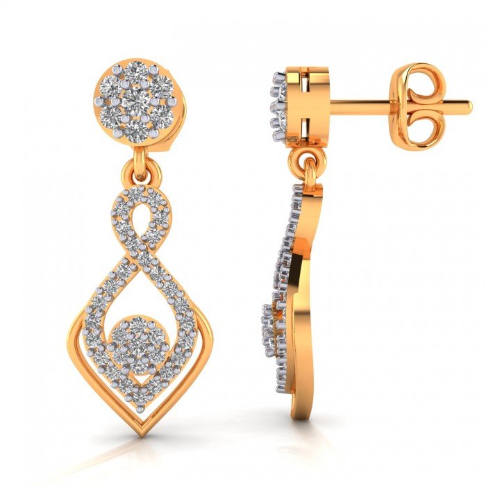 Female Gold Earring