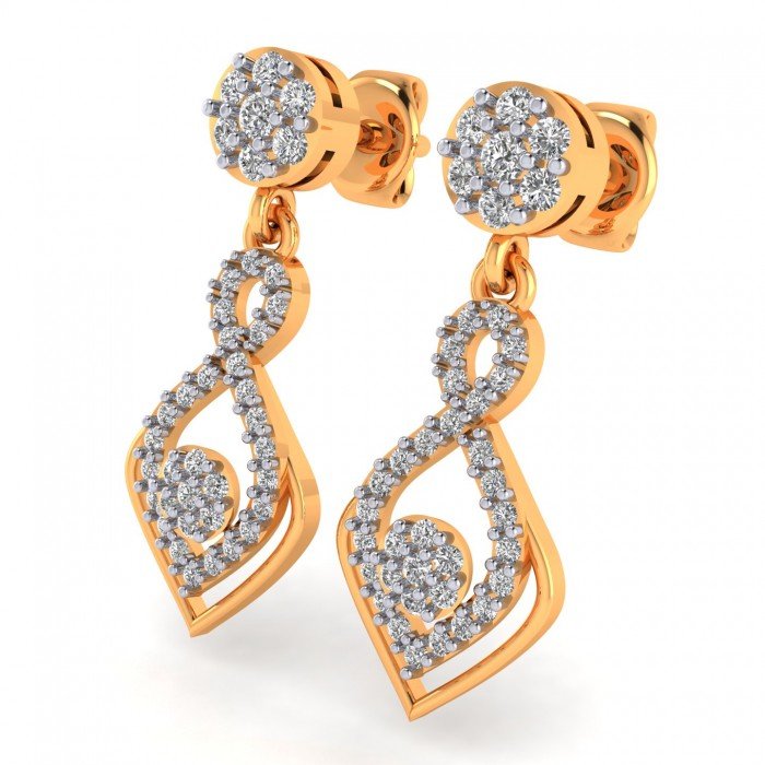 Female Gold Earring