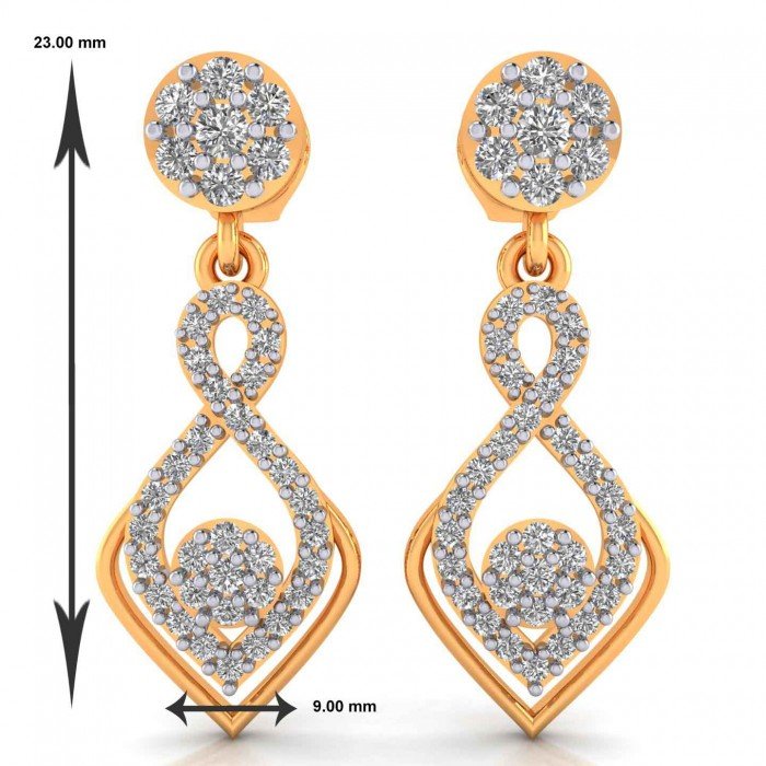 Female Gold Earring