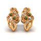 Emerald Gold Earring For Girls