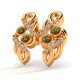 Emerald Gold Earring For Girls