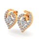 Latest 14K Gold American Diamond Earring