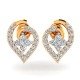 Latest 14K Gold American Diamond Earring