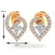 Latest 14K Gold American Diamond Earring
