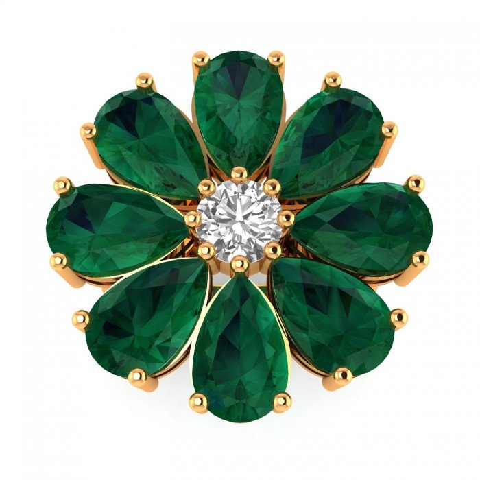 Emerald Gold Ring