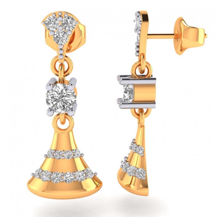 Gold Jhumka Earring