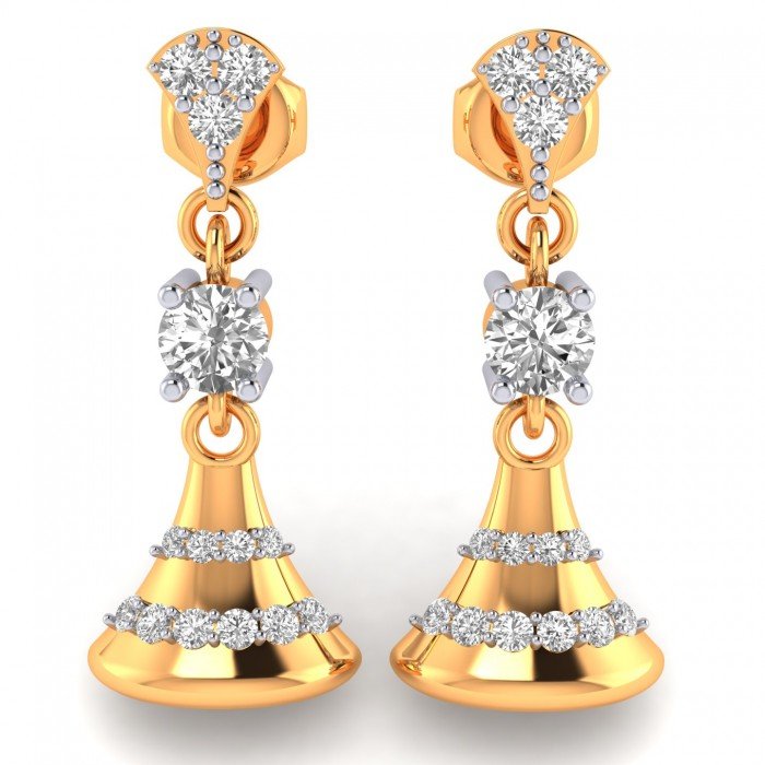 Gold Jhumka Earring