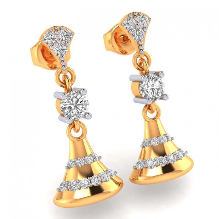 Gold Jhumka Earring