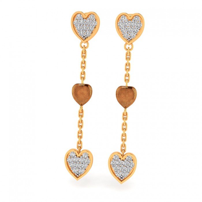 Dangling Earrings Gold