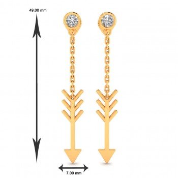 Unique Gold Dangle Earrings