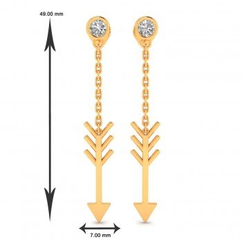 Unique Gold Dangle Earrings