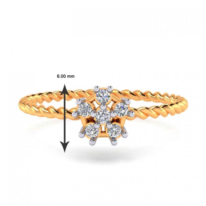 Miracle Plate American Diamond Ring