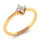 Artificial Diamond Gold Ring For Teenage