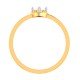 Artificial Diamond Gold Ring For Teenage