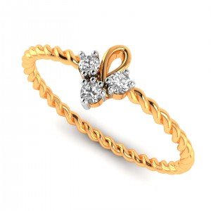 Twisted Gold Ring