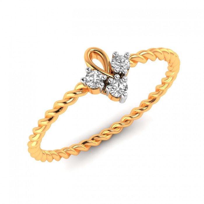 Twisted Gold Ring