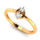 Two Stone Gold Ring