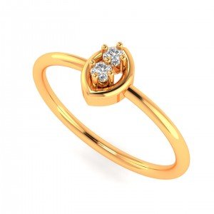 Light Weight Gold Ring For Girl