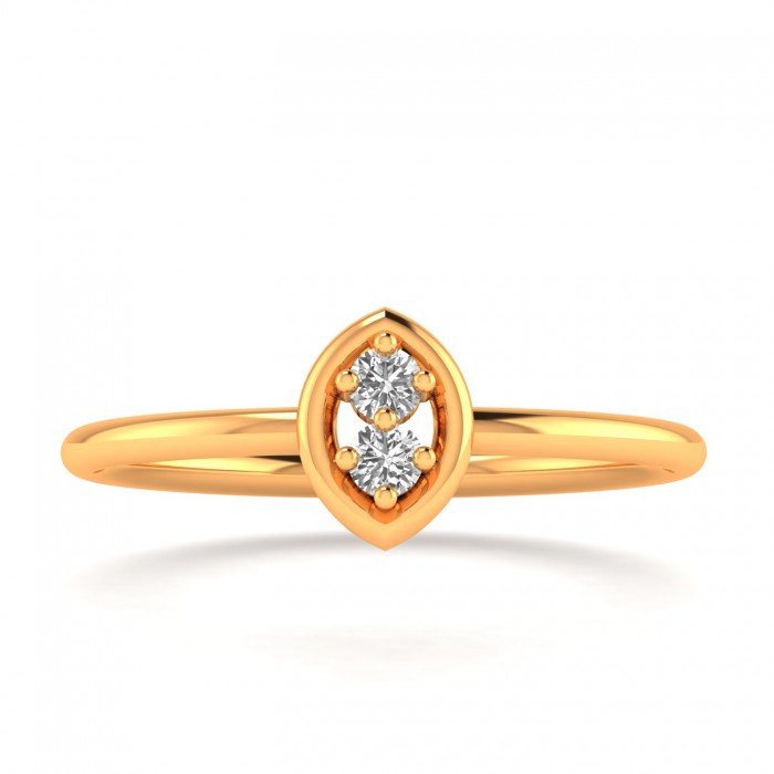 Light Weight Gold Ring For Girl