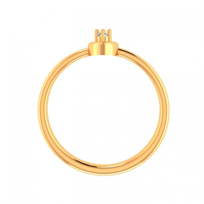 Light Weight Gold Ring For Girl