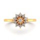 Smart Cluster Gold Ring