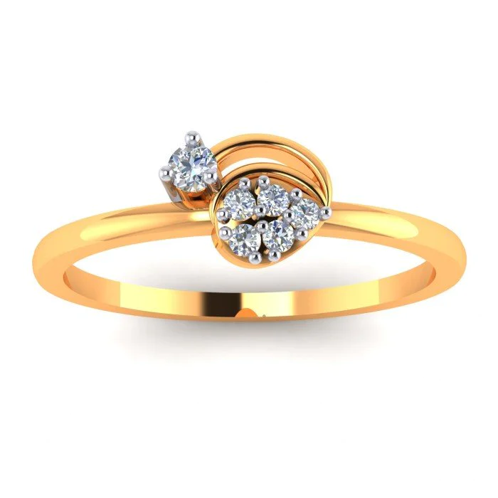 Naija American Diamond Ring With Yellow Stone – AG'S