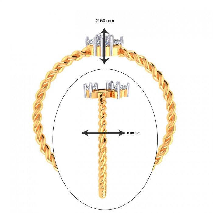 Elegant Gold Diamond Eternity Ring