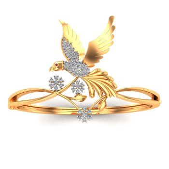 Exclusive Oval Bangle Gold