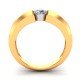 Wedding Gold Solitaire Ring