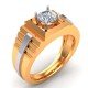 Men Gold Solitaire Ring